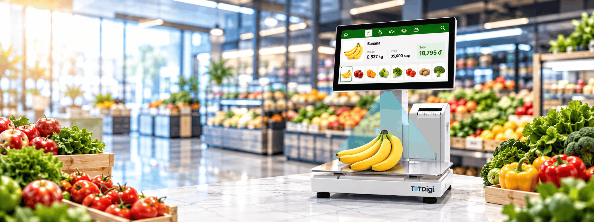Dự án Cân thông minh AI tại siêu thị Aeon Việt Nam