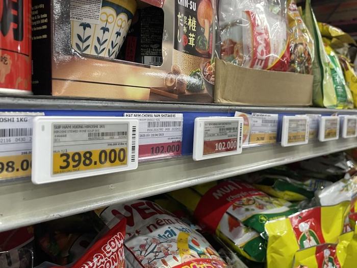 Dự án Bảng giá điện tử ESL tại Parkson